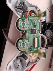 Back of controller board